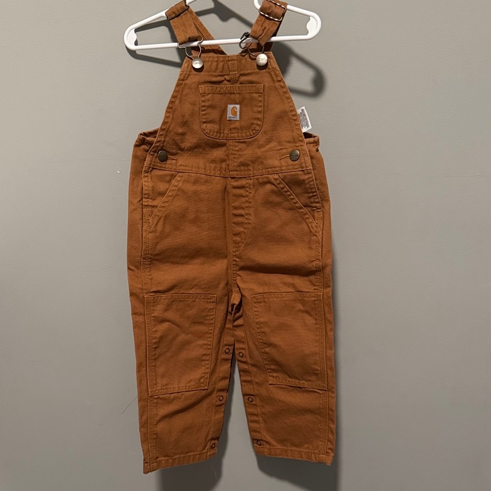 Carhartt Kids Tan Overalls